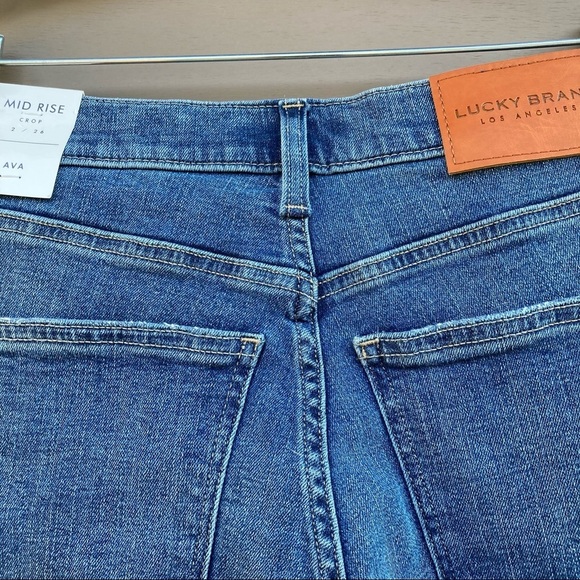 NWT Lucky Mid Rise Crop Jean - Picture 6 of 6